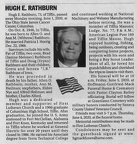 Hugh Rathburn Obituary